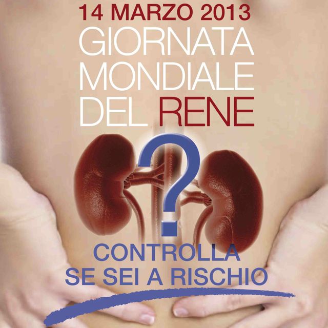 14 Marzo: Giornata Mondiale del Rene