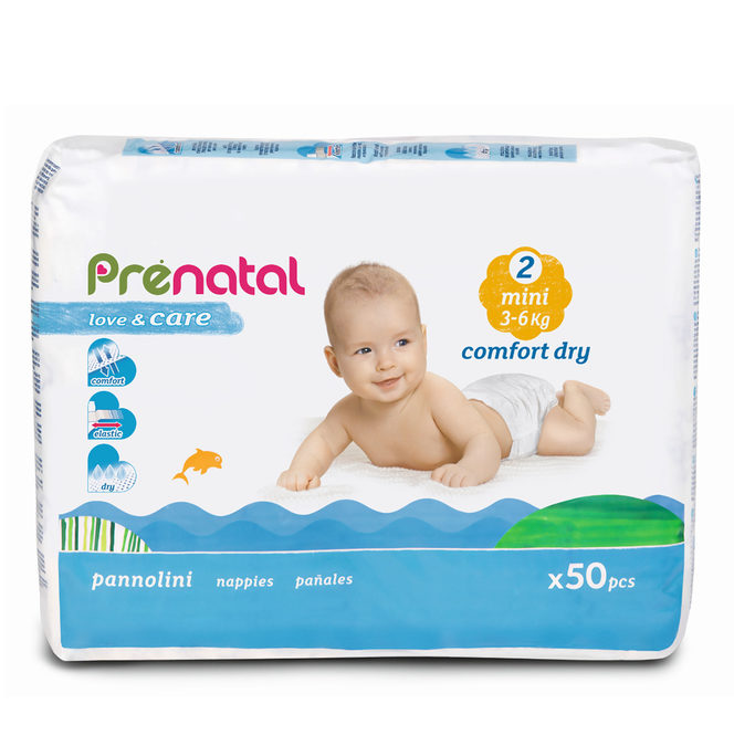 Prénatal presenta una nuova linea di pannolini