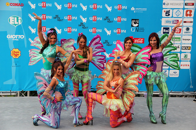 Le Winx al Giffoni Experience 2014